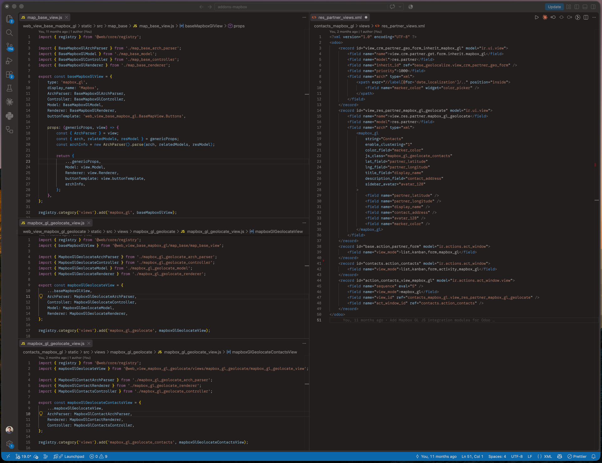 mapbox_gl code snippets