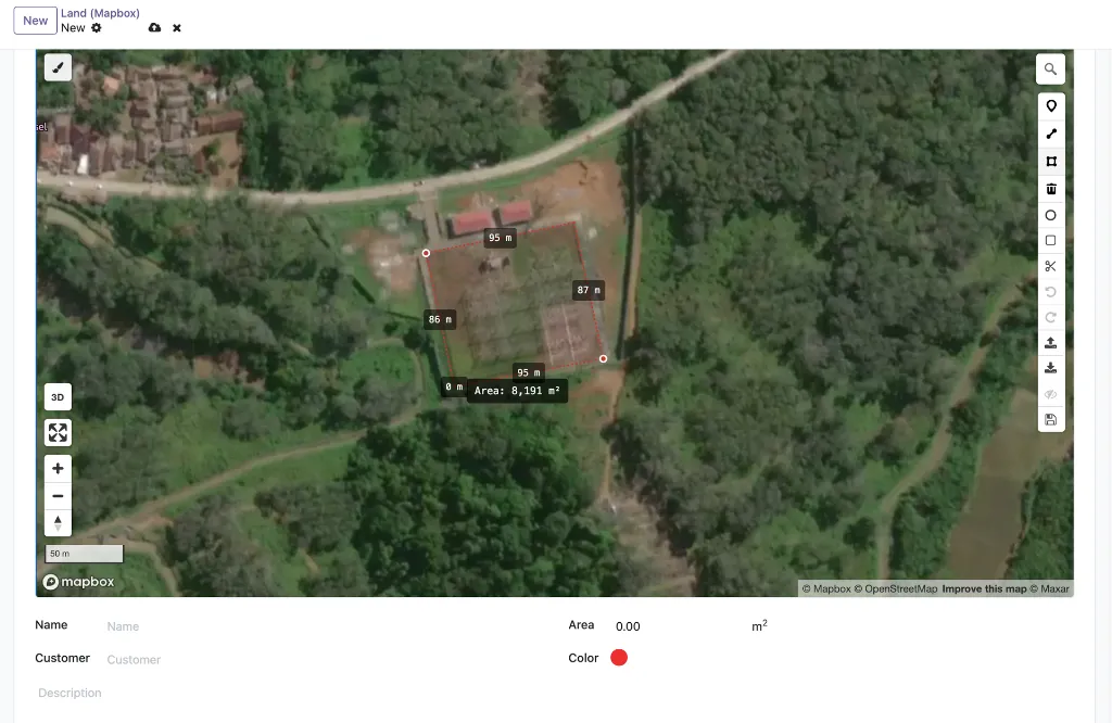 Mapbox Drawing Live Measurement
