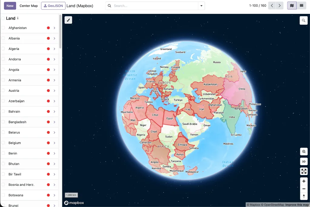 Mapbox Drawing GeoJSON view